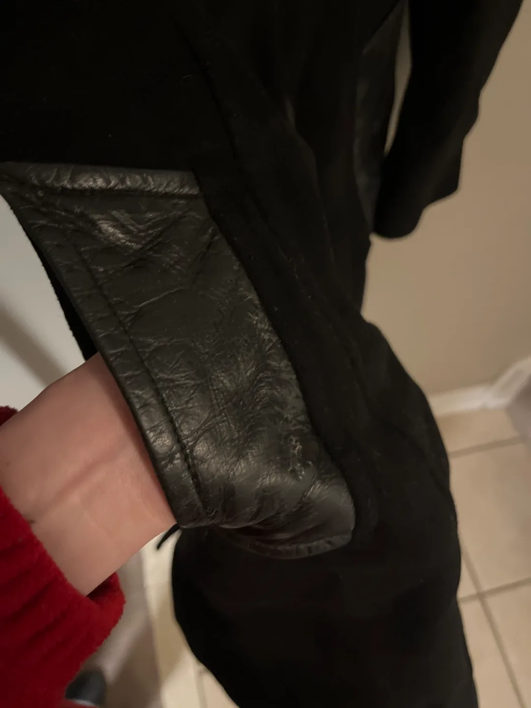 Mackage Black Wool Coat - Womens Small image indicator(5)