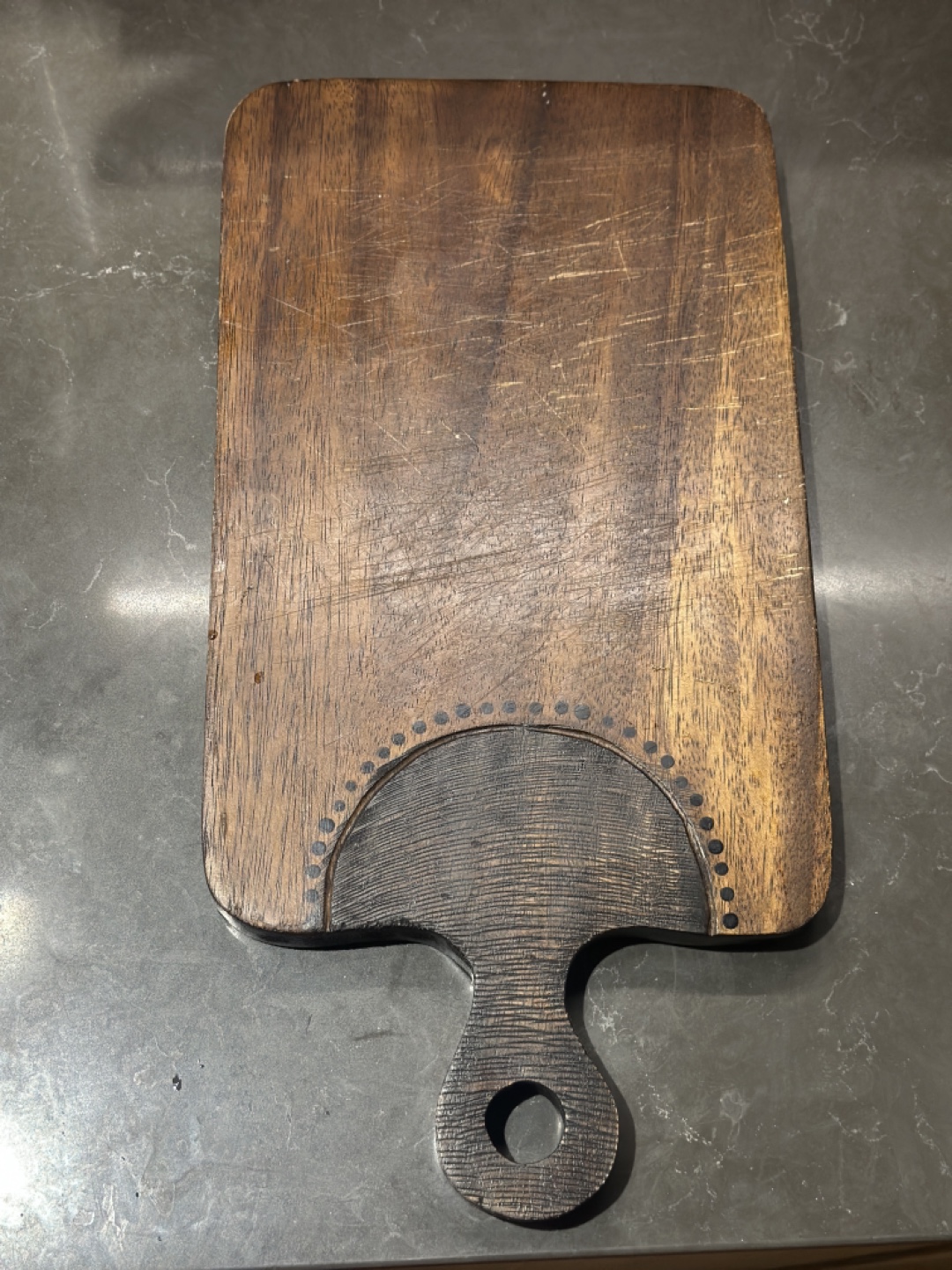Wooden Cutting Board with Handle