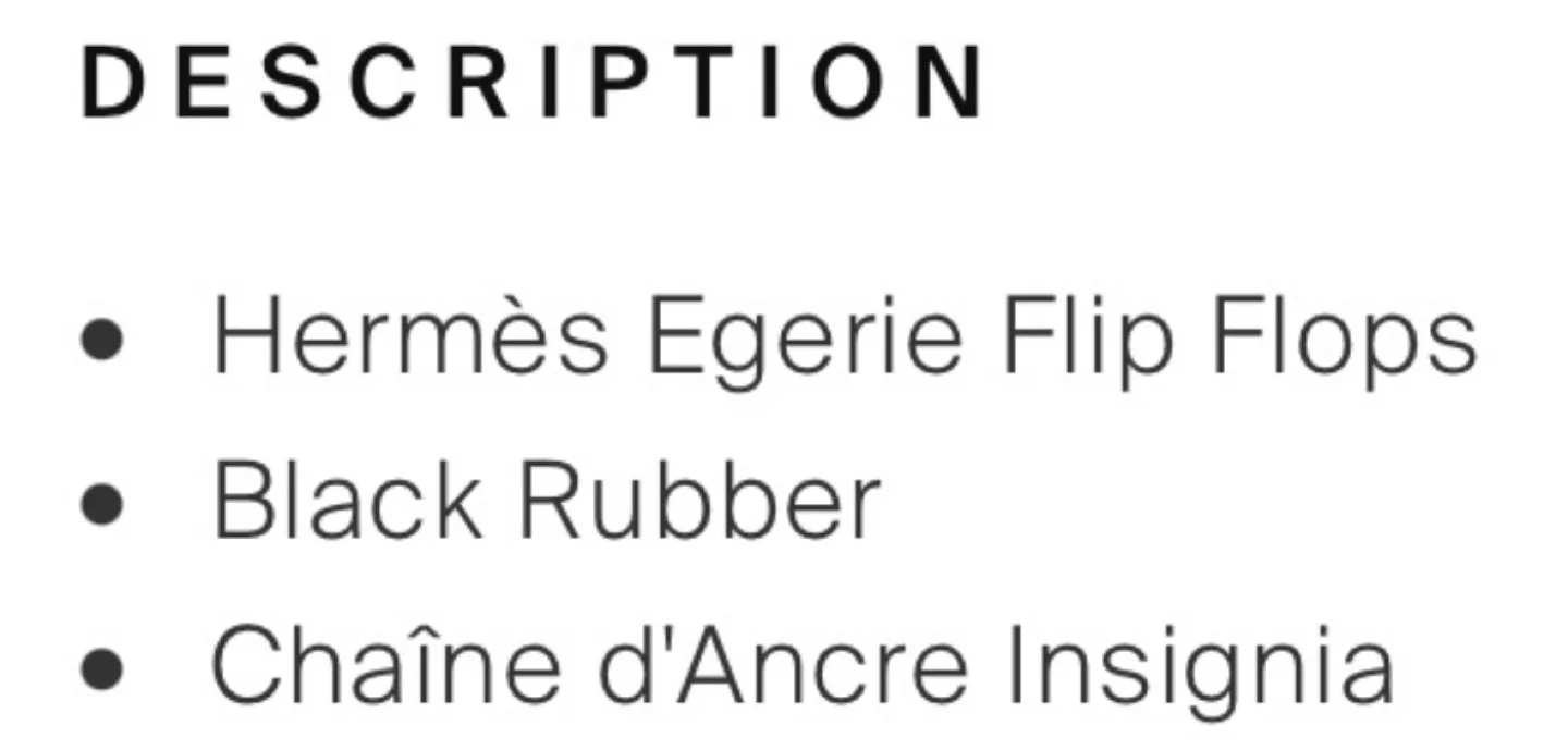 Authentic Hermes Egerie Sandals 38/8 Authentic image indicator(2)