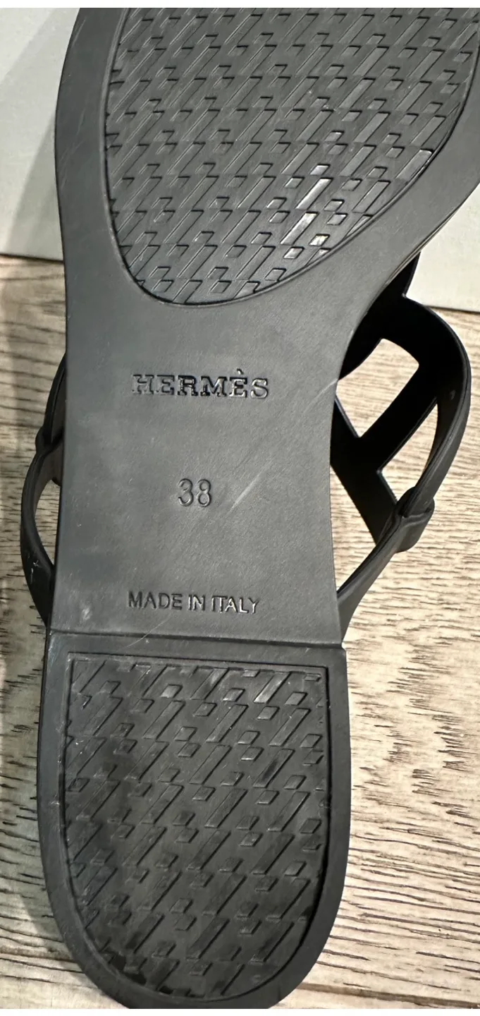 Authentic Hermes Egerie Sandals 38/8 Authentic image indicator(3)