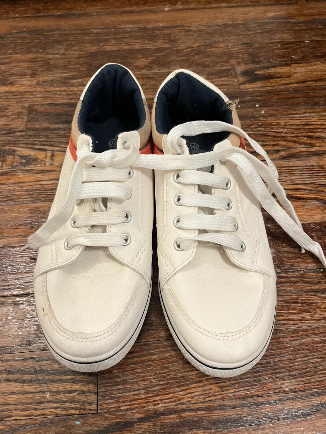 White Canvas Sneakers #ThriftyPicks image indicator(2)
