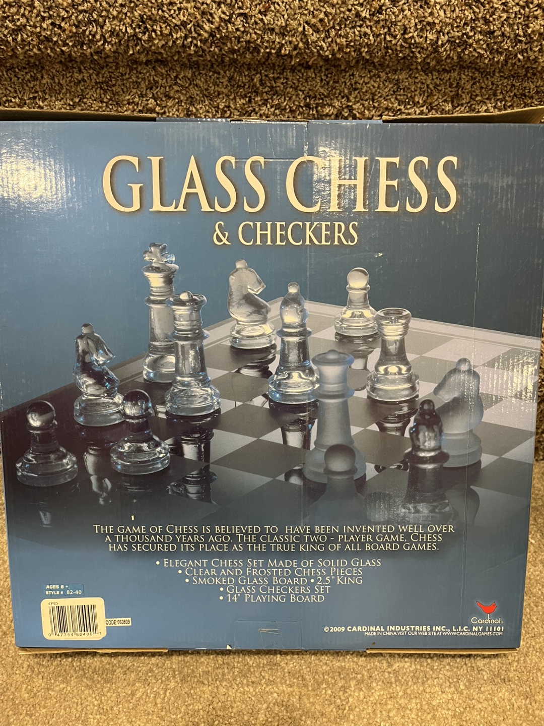 Cardinal Glass Chess & Checkers - photo 2
