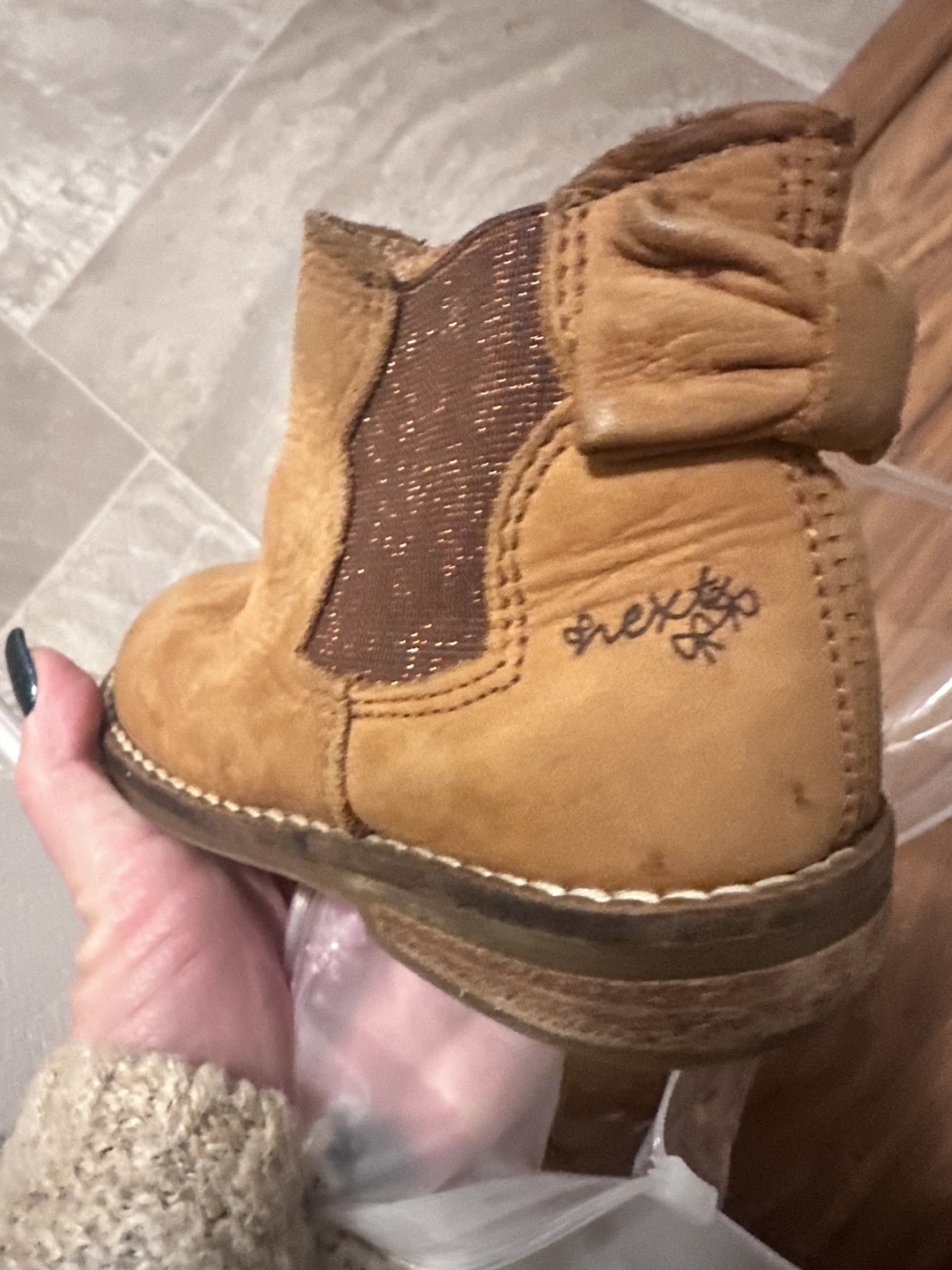 Next Kids Brown Suede Ankle Boots #thriftypicks - photo 2