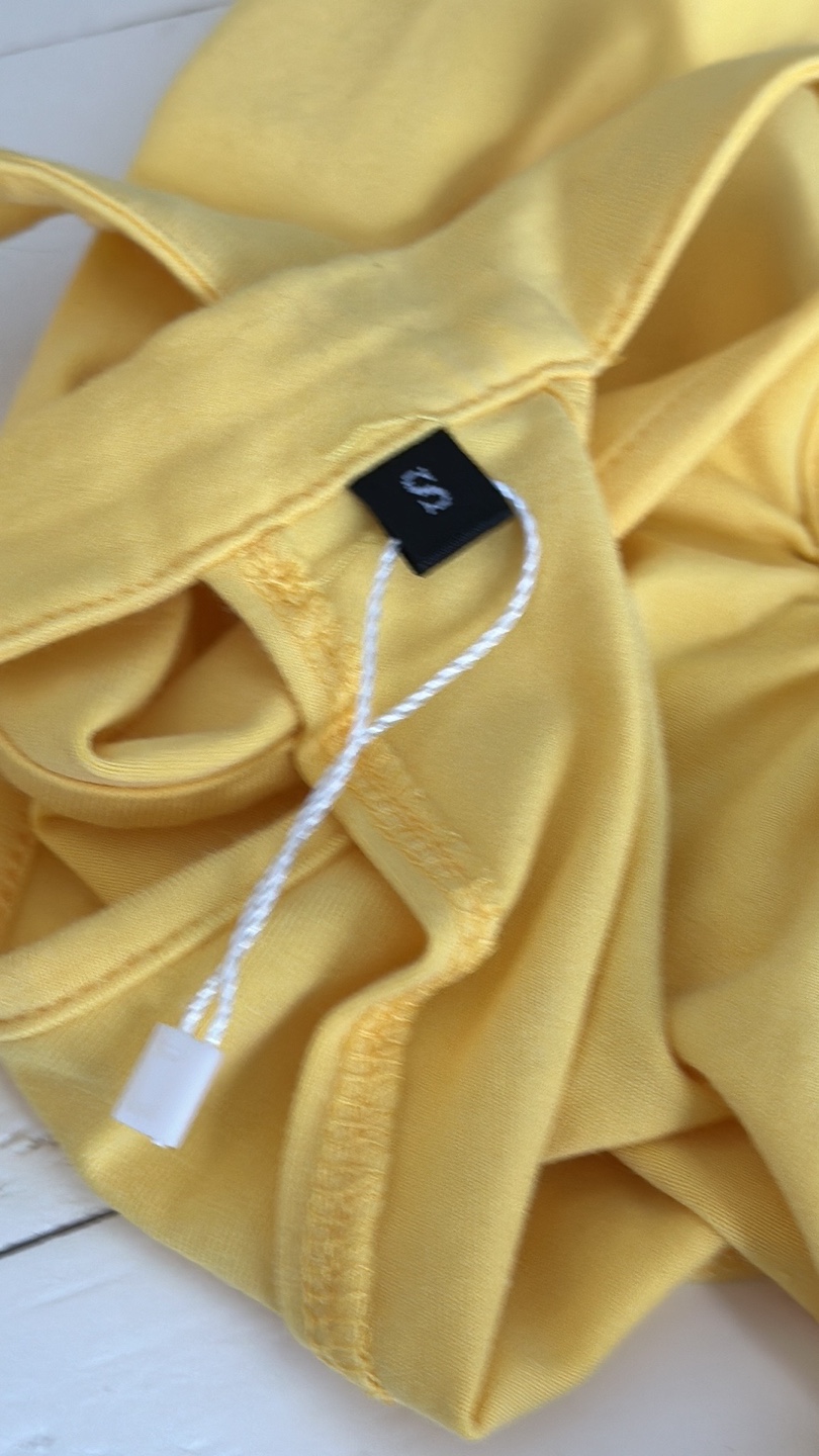 Yellow Halter Dress Size Small #thriftpicks - photo 5