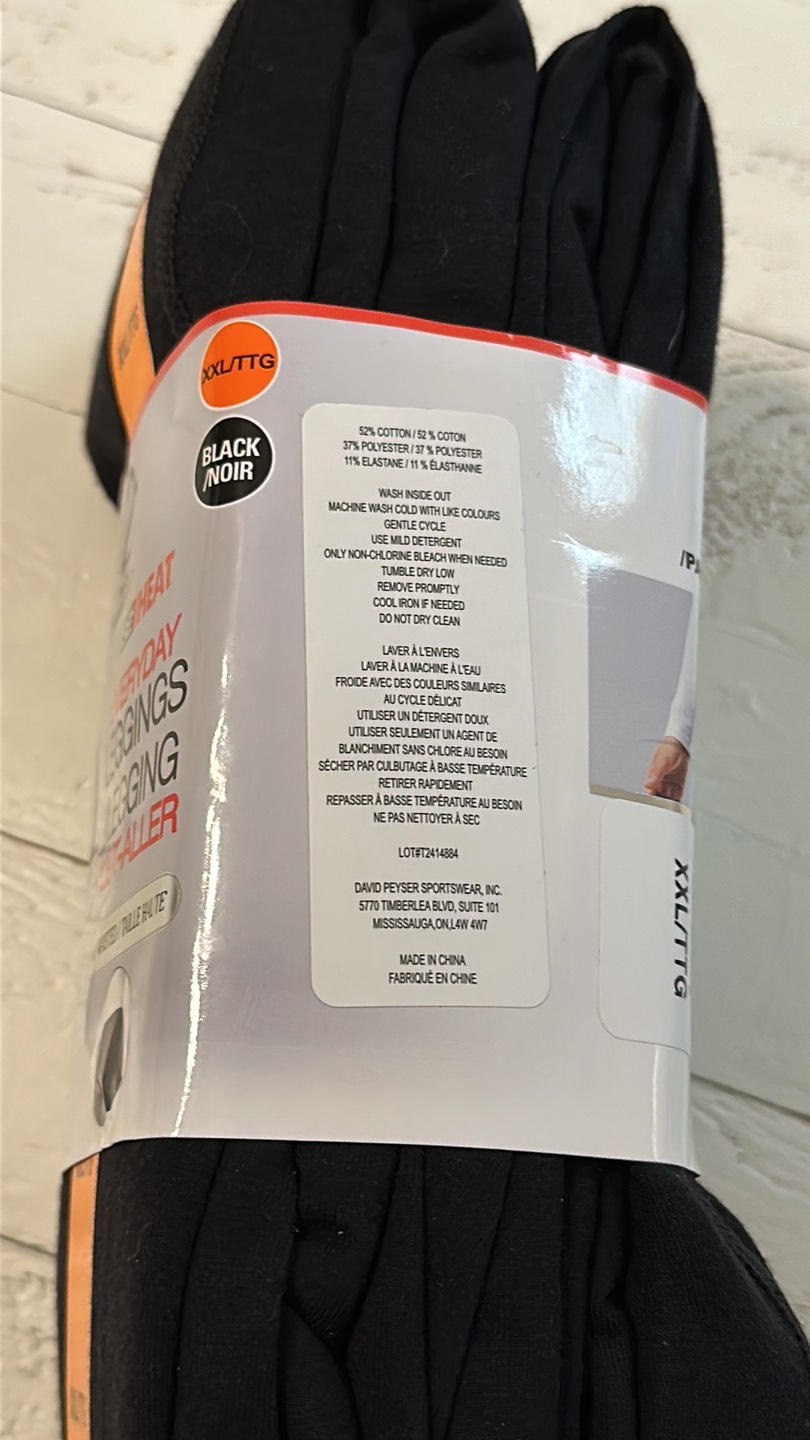 2 Pack 32 Degrees Heat Everyday Leggings, Size XXL - photo 5
