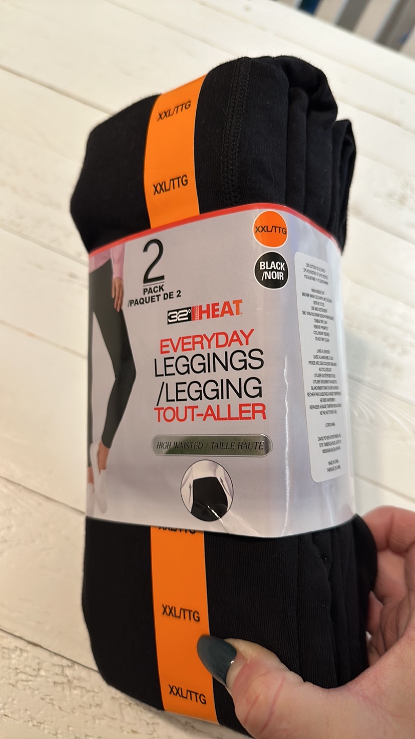 2 Pack 32 Degrees Heat Everyday Leggings, Size XXL - photo 2