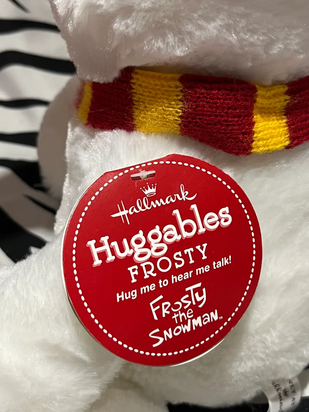 Hallmark Talking Huggables Frosty The Snowman Plush image indicator(3)