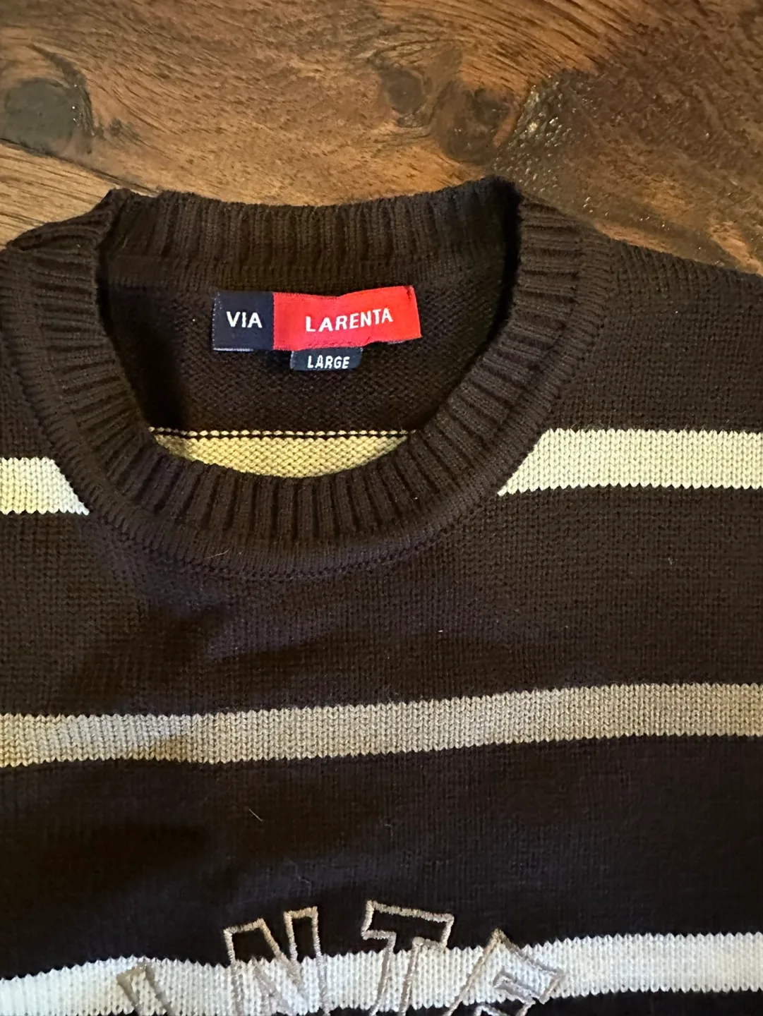 Via Larenta Winter Sport Striped Sweater thumbnail