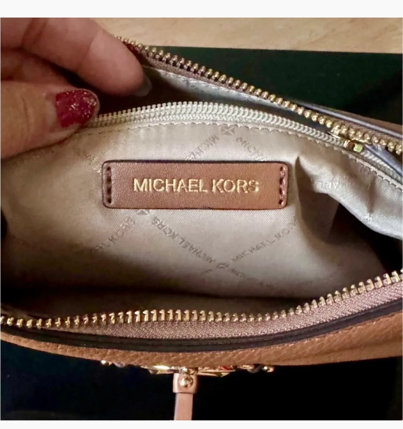 Michael Kors Brown  Crossbody Bag image indicator(4)