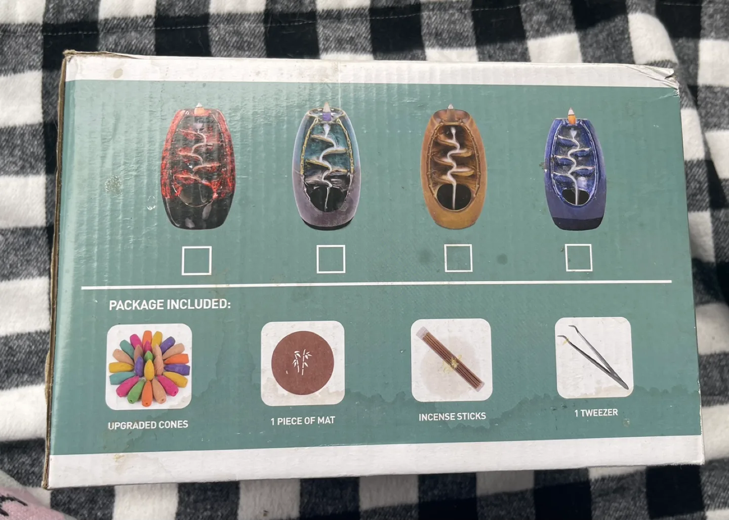 INONE Waterfall Backflow Incense Burner image indicator(8)