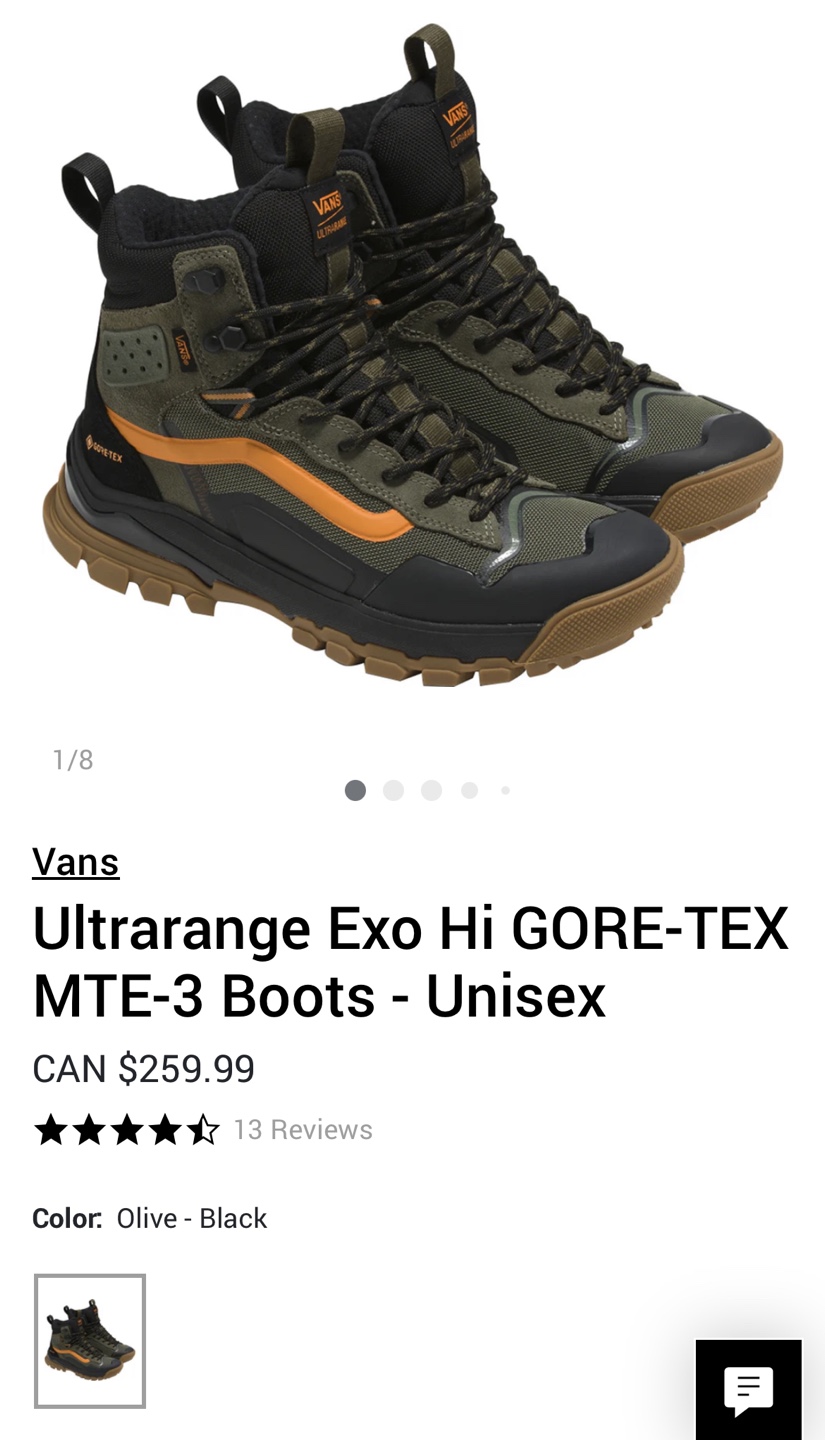 Vans Ultrarange Exo Hi Gore-Tex MTE-3 Boots