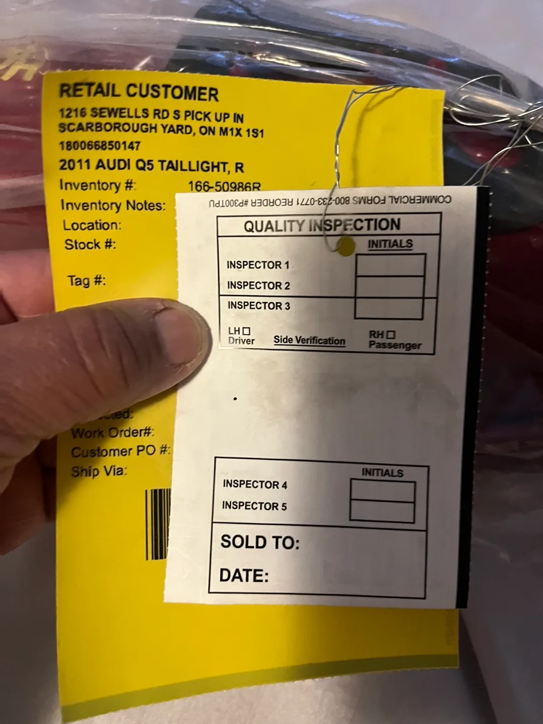 BEST OFFER 2011/2012 Audi Q5 Right Taillight image indicator(3)