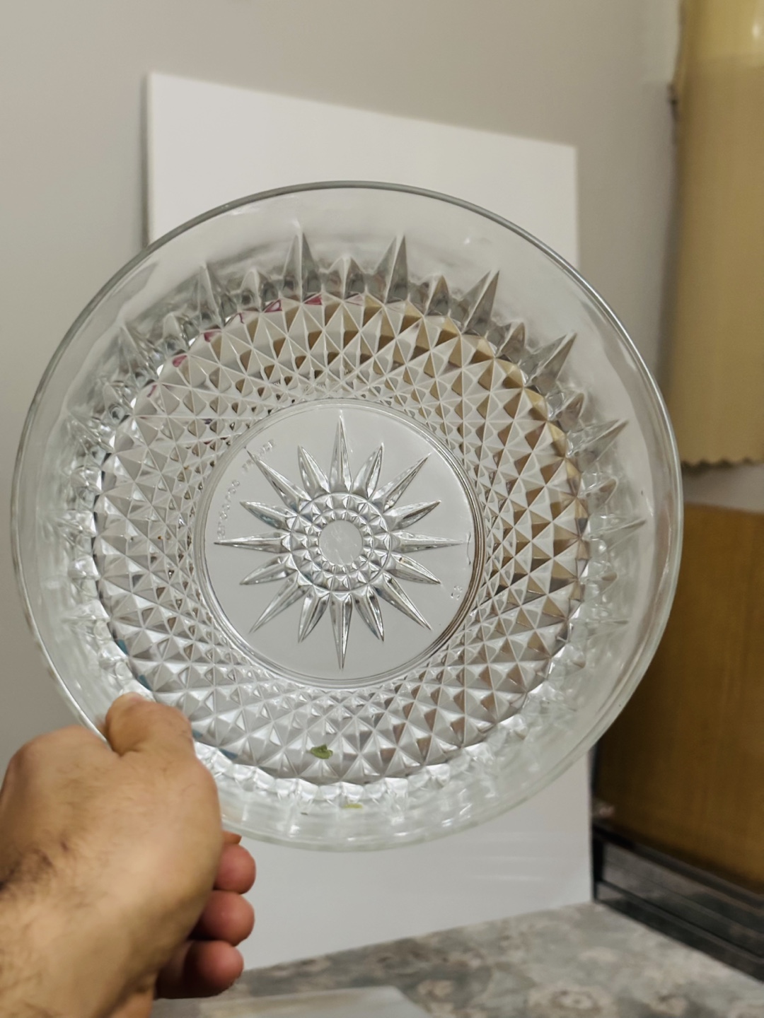 Vintage Glass Serving Bowl - photo 2