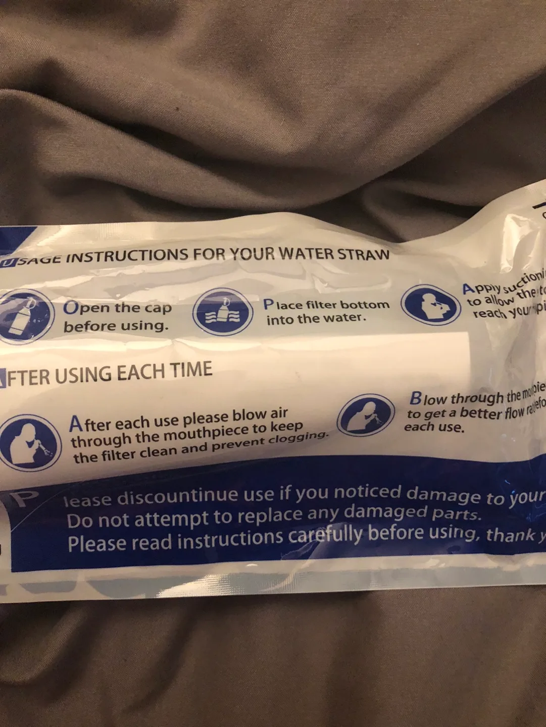 Outdoor Survival Water Filter Straw #ThriftyPicks image indicator(3)