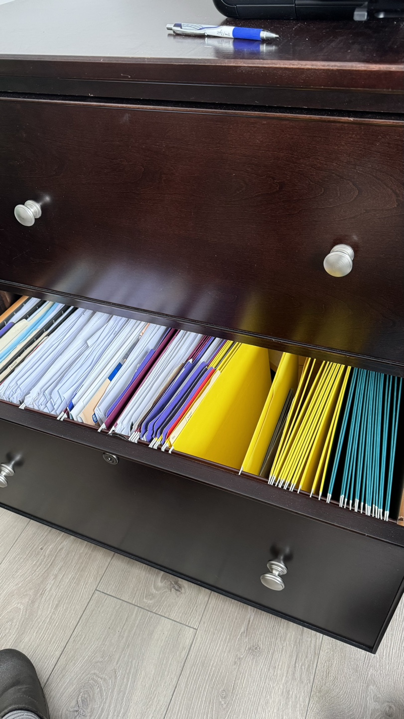 Two Drawer horizontal Filing Cabinet