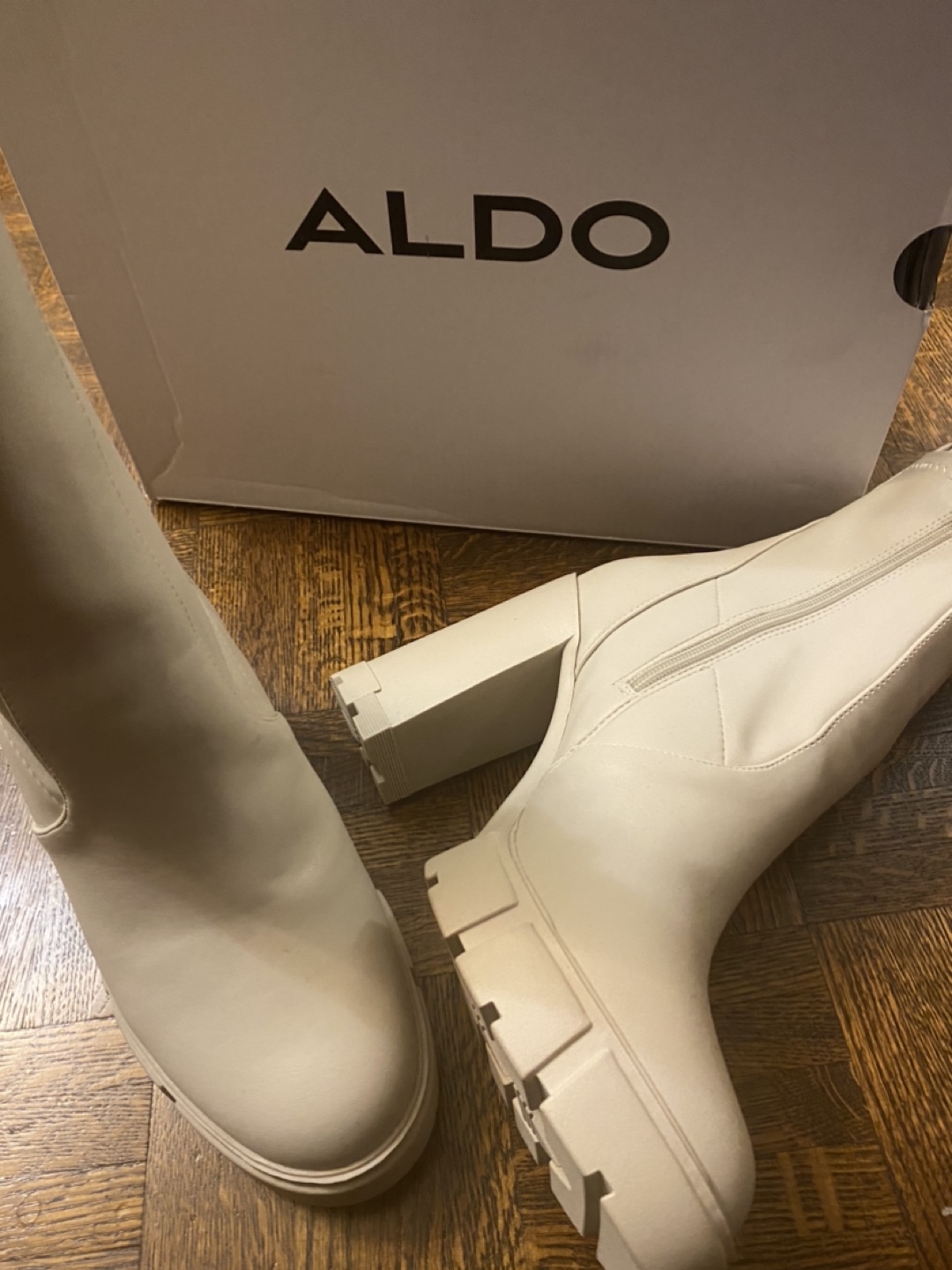 ALDO Women's fashion soft warm white Boots - photo 3