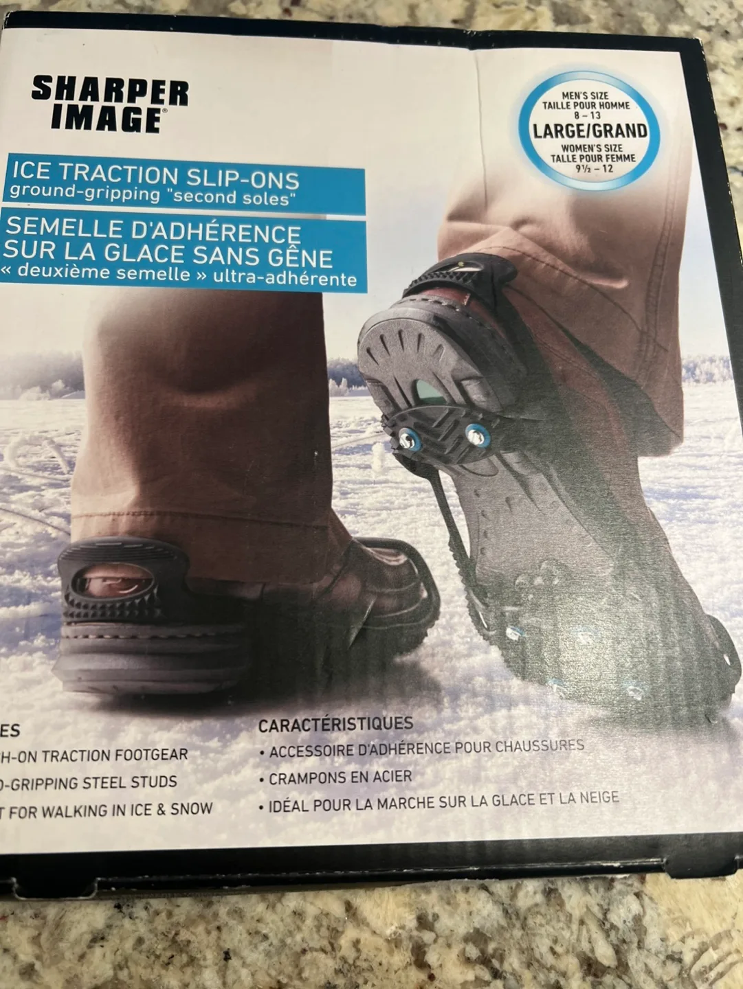 Sharper Image Ice Traction Slip-Ons image indicator(2)
