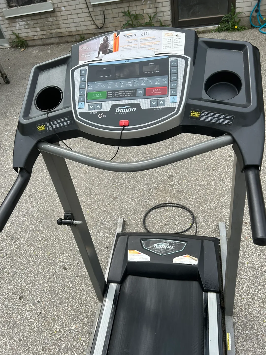 Tempo Treadmill image indicator(6)