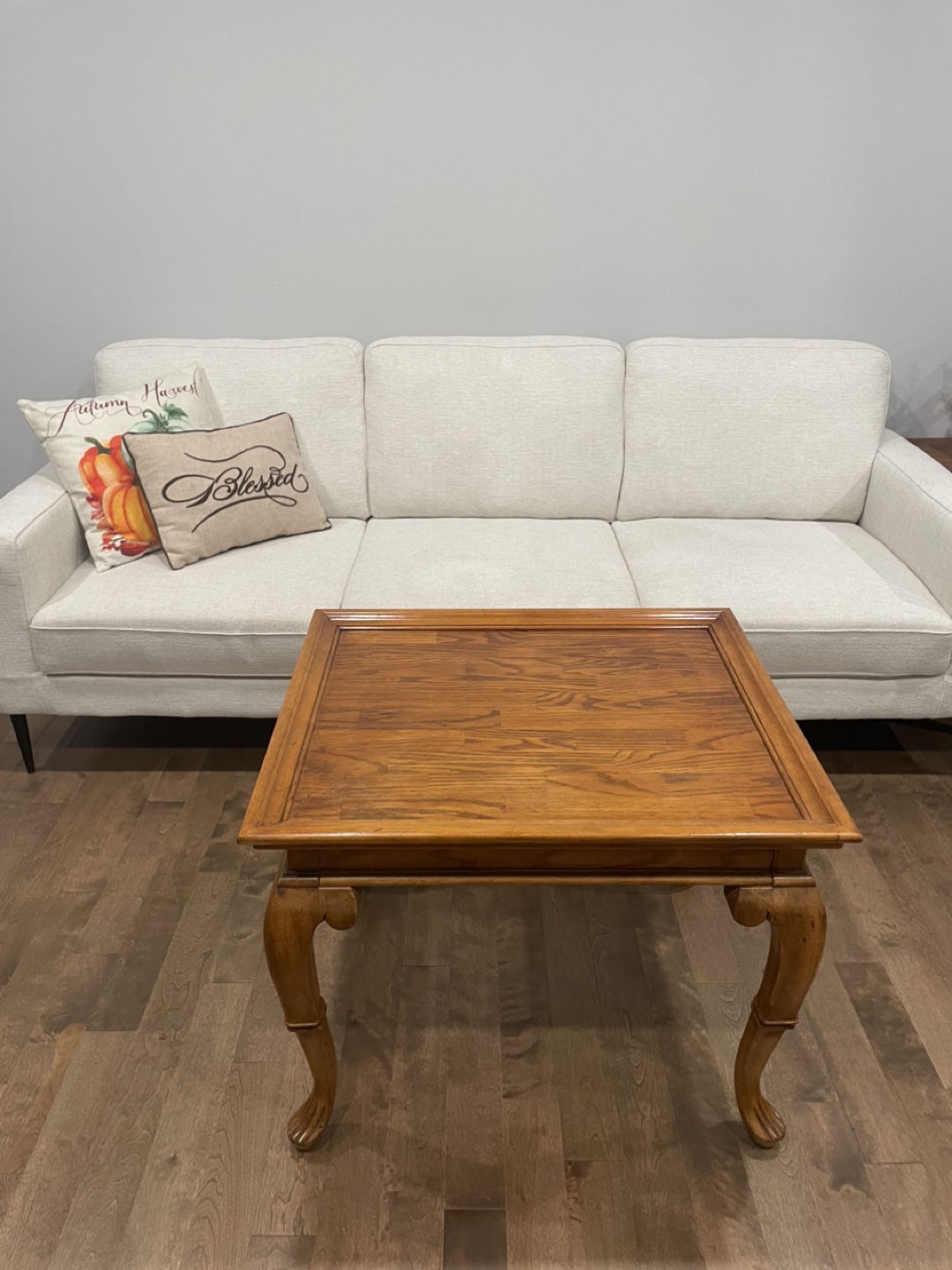 Square Wooden Coffee Table - photo 2
