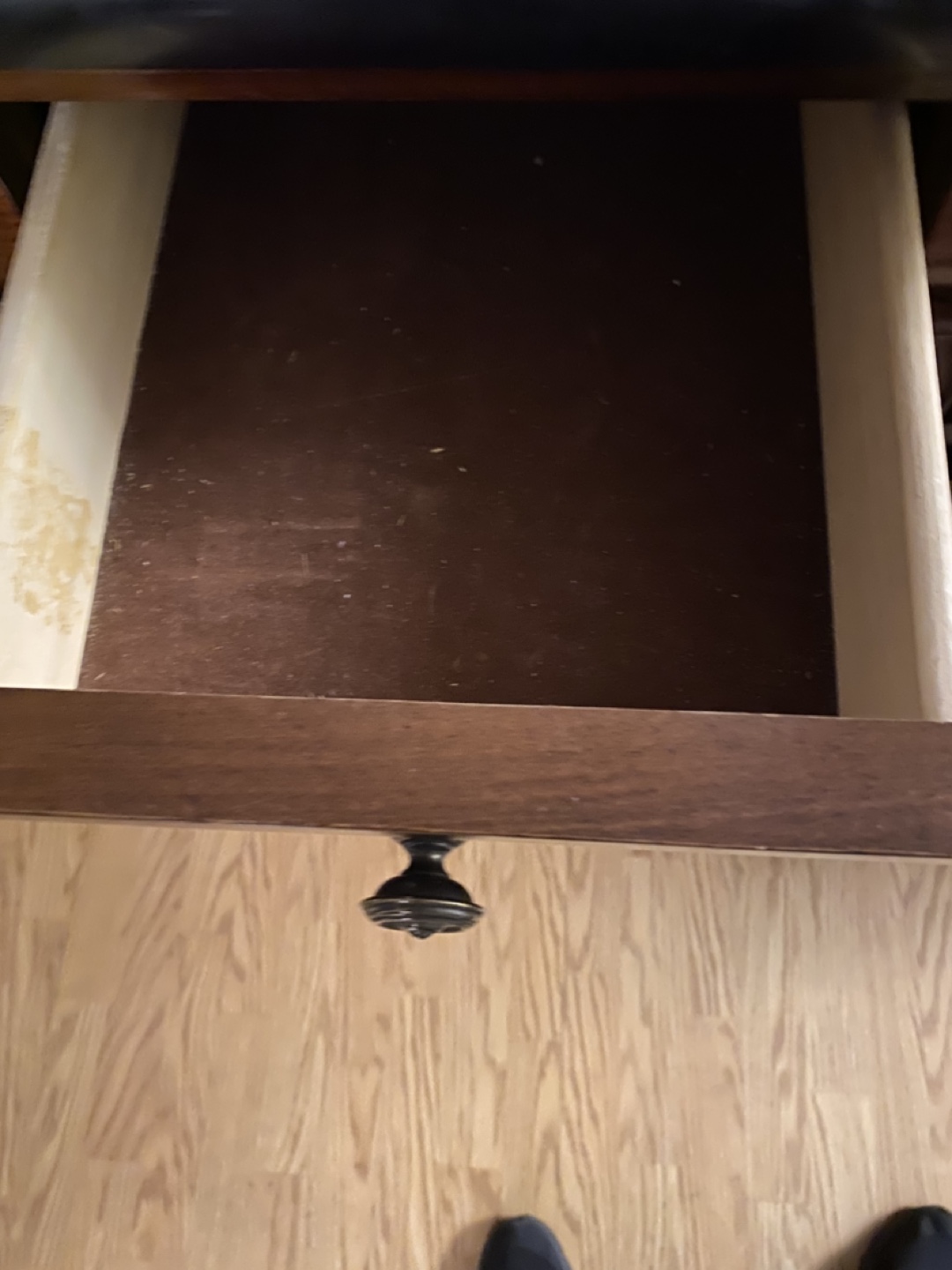 Large mahogany Wood with granite top  Buffet Server - photo 4