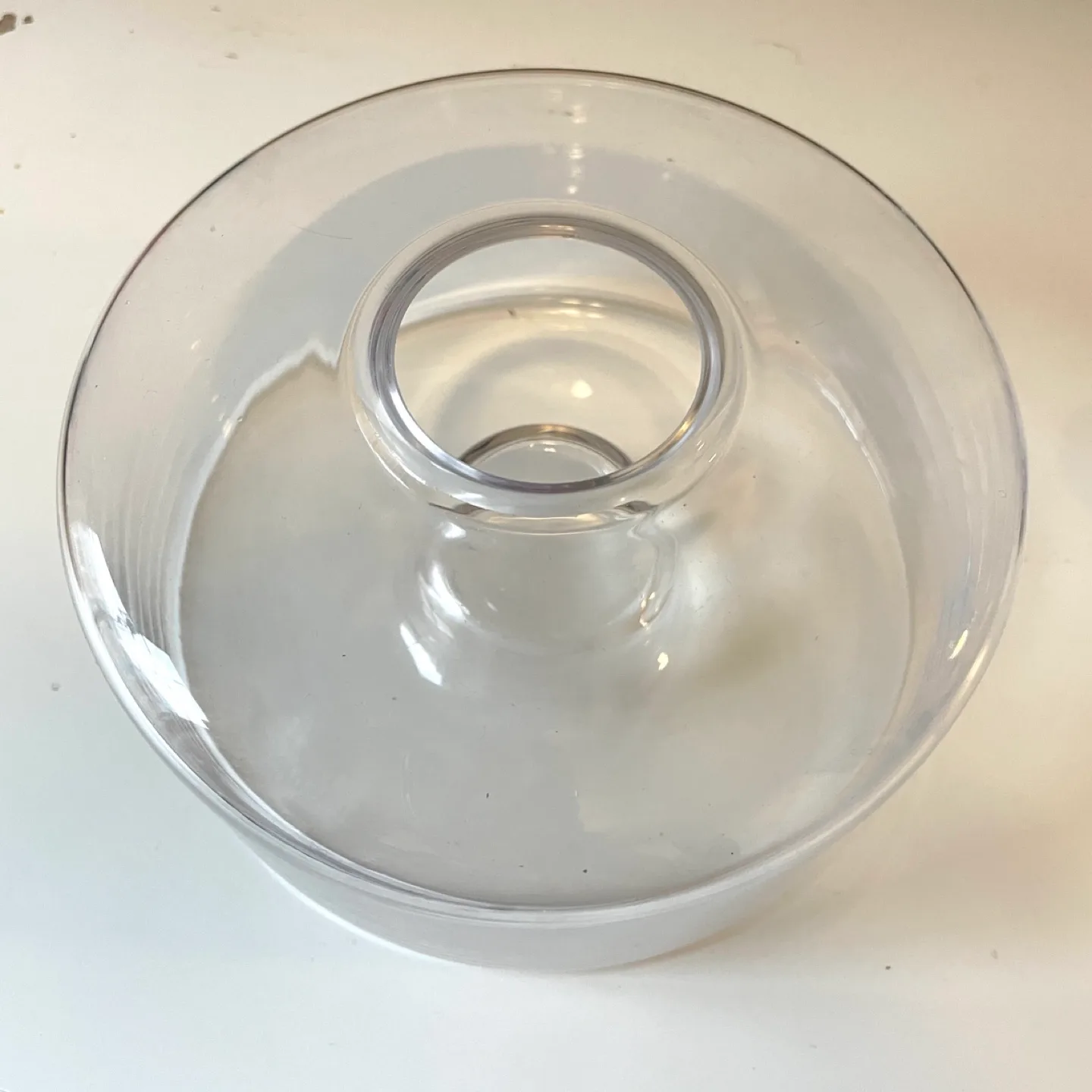 Tea-light Candle Holder Clear Glass image indicator(4)