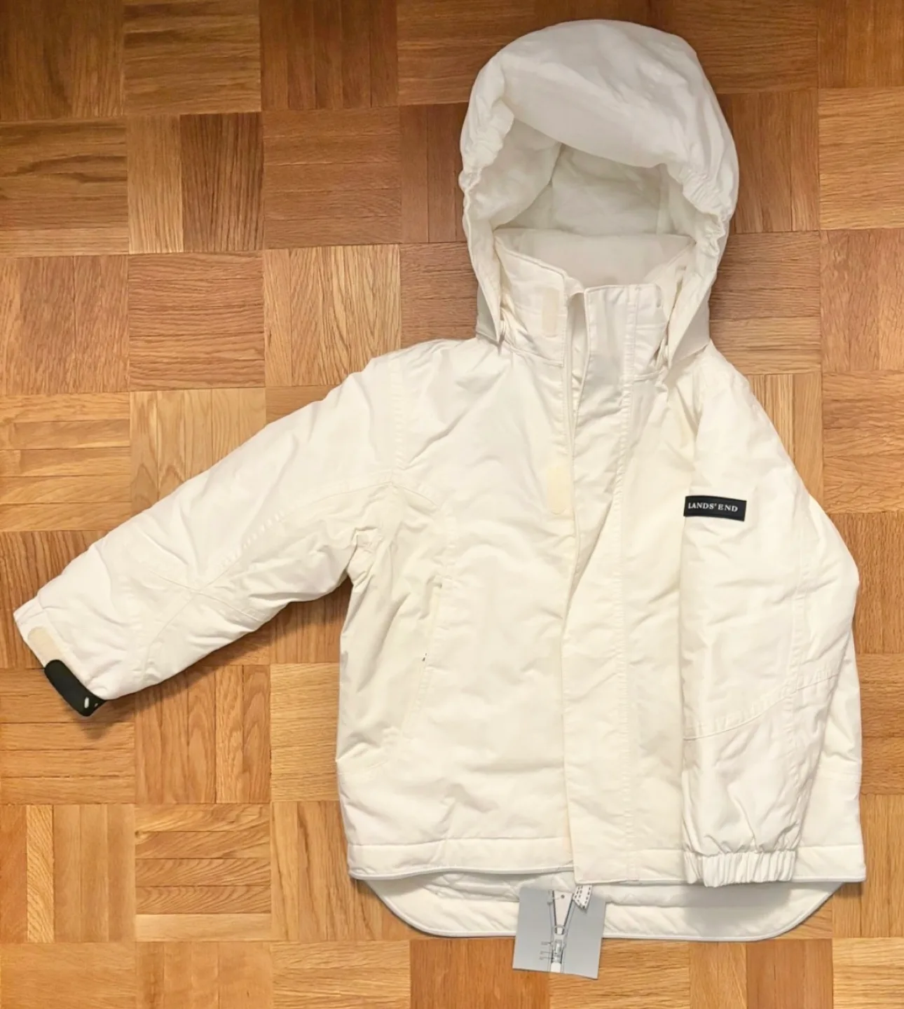 Land's End White Kids Jacket image indicator(2)