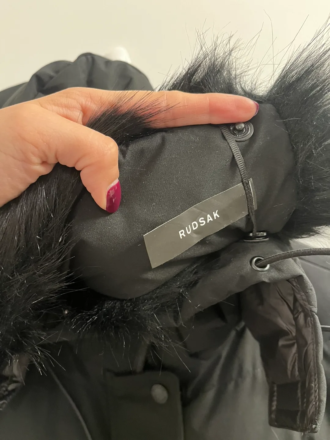 Rudsak Black Puffer Jacket image indicator(2)