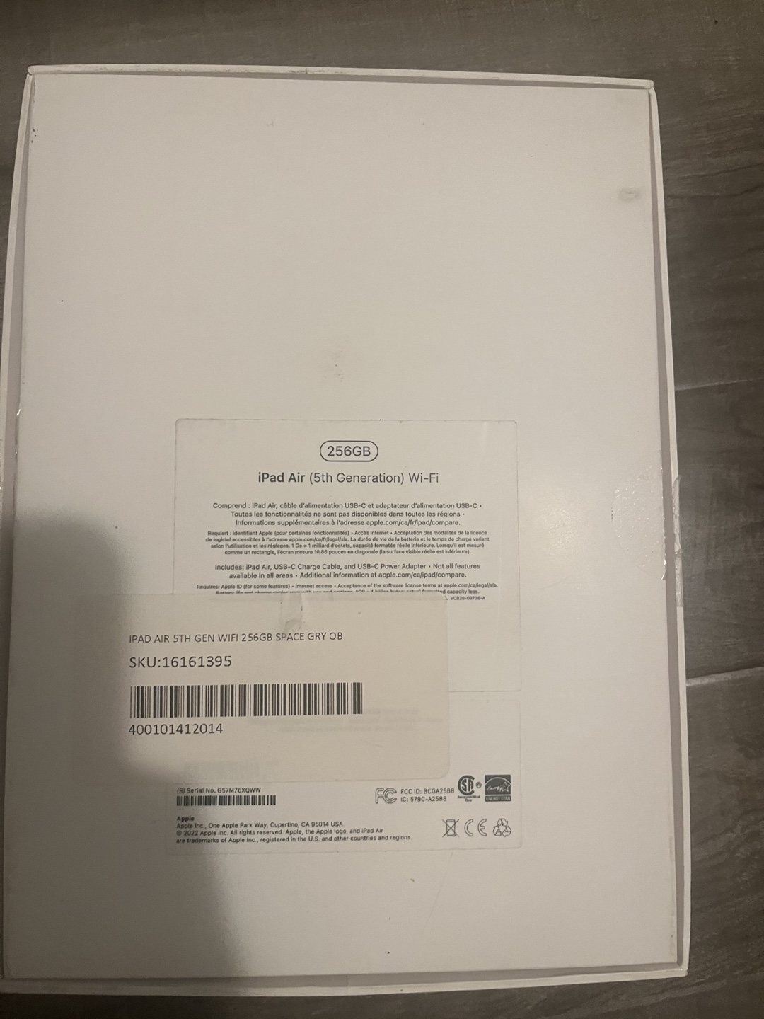 iPad Air (5th Generation) 256GB Space Grey - photo 3