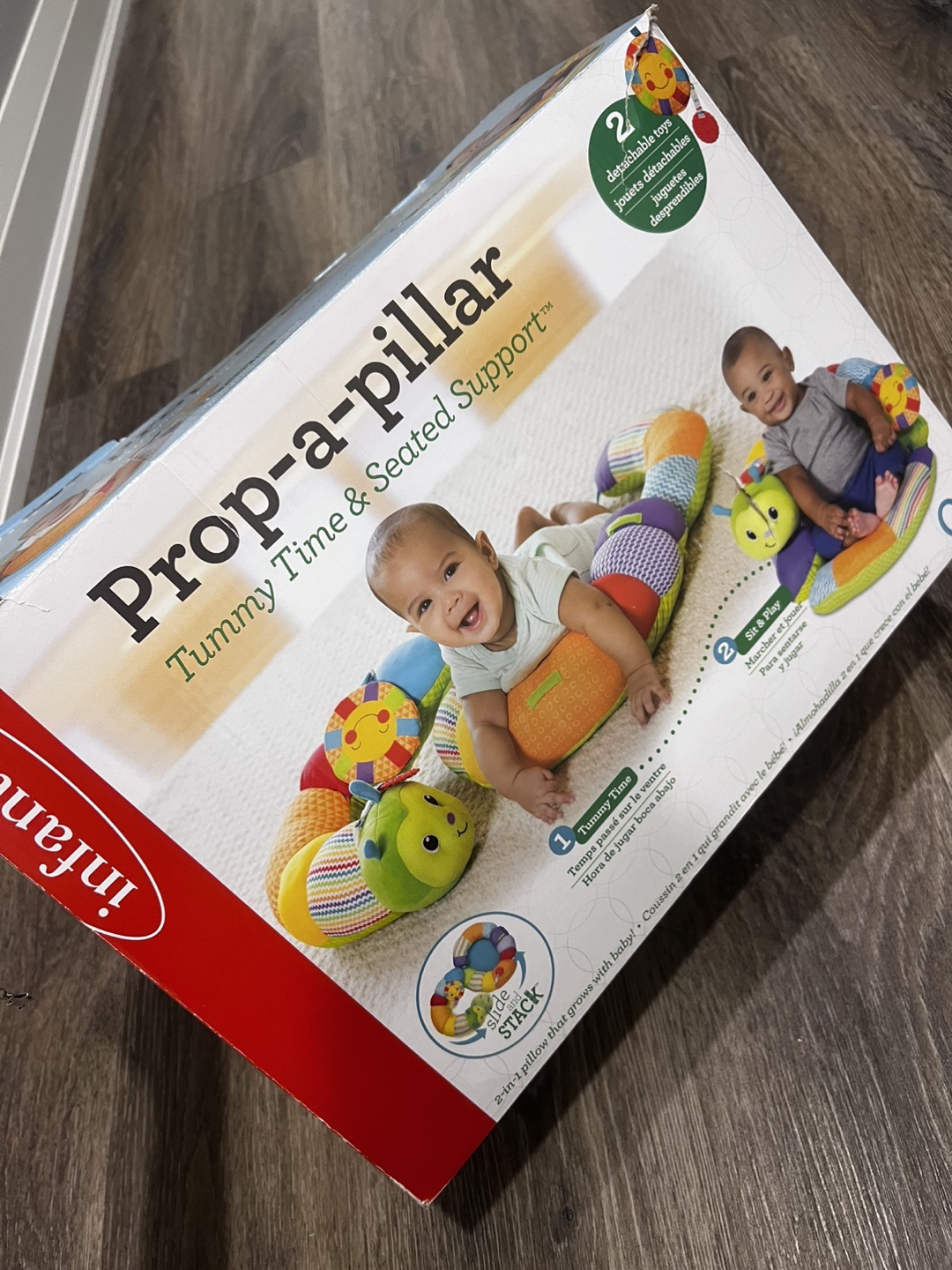 Infantino Prop-a-Pillar Tummy Time & Seated Support - photo 2