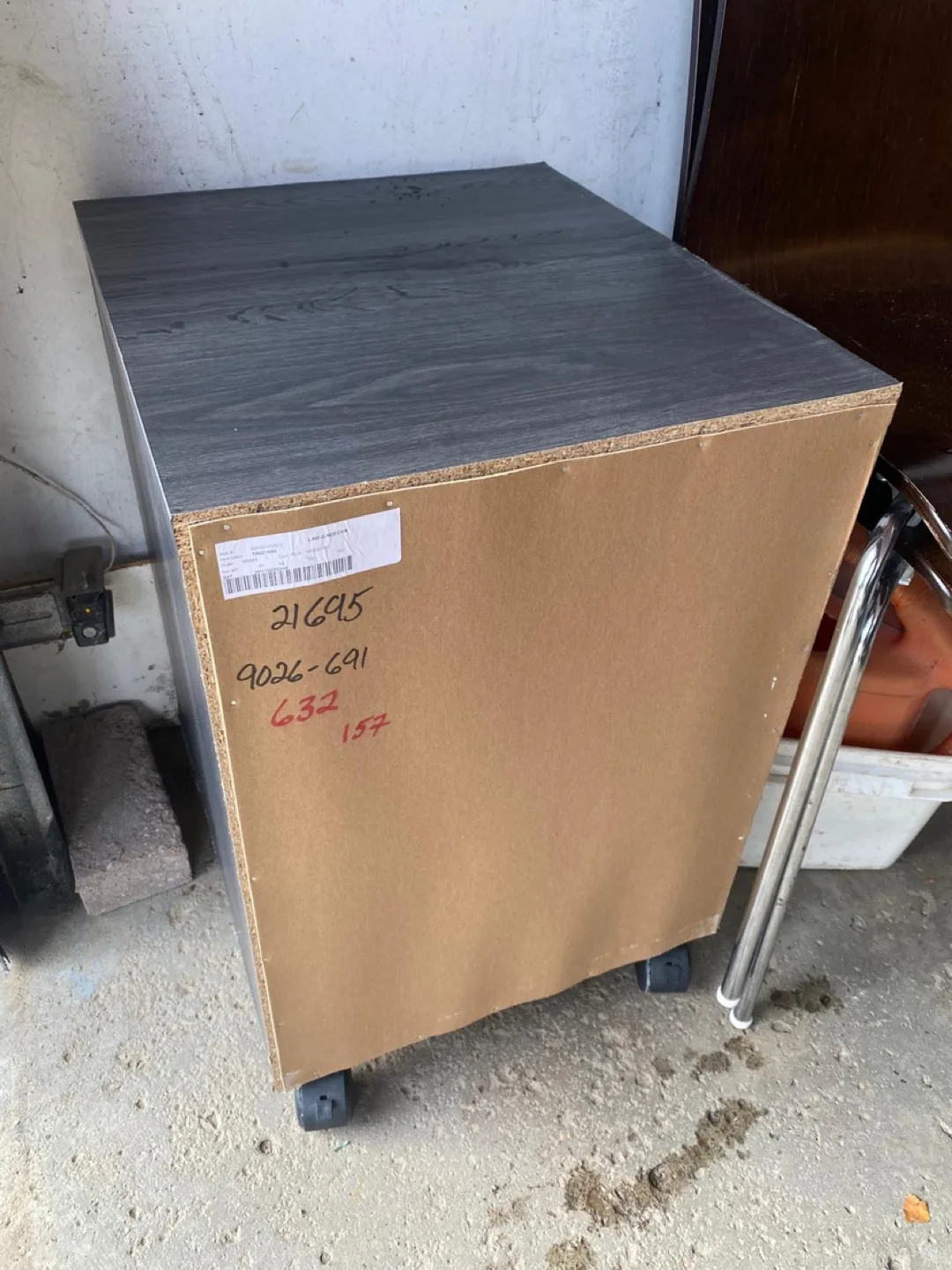 2 Drawer Mobile Filing Cabinet / night srand image indicator(6)