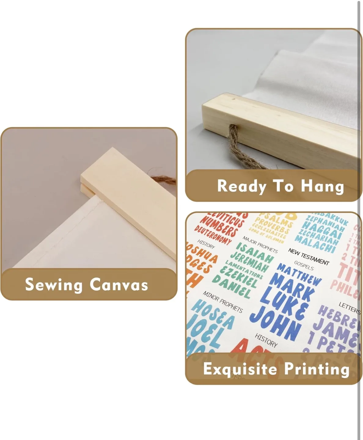 Books of the Bible Wall Hanging image indicator(3)