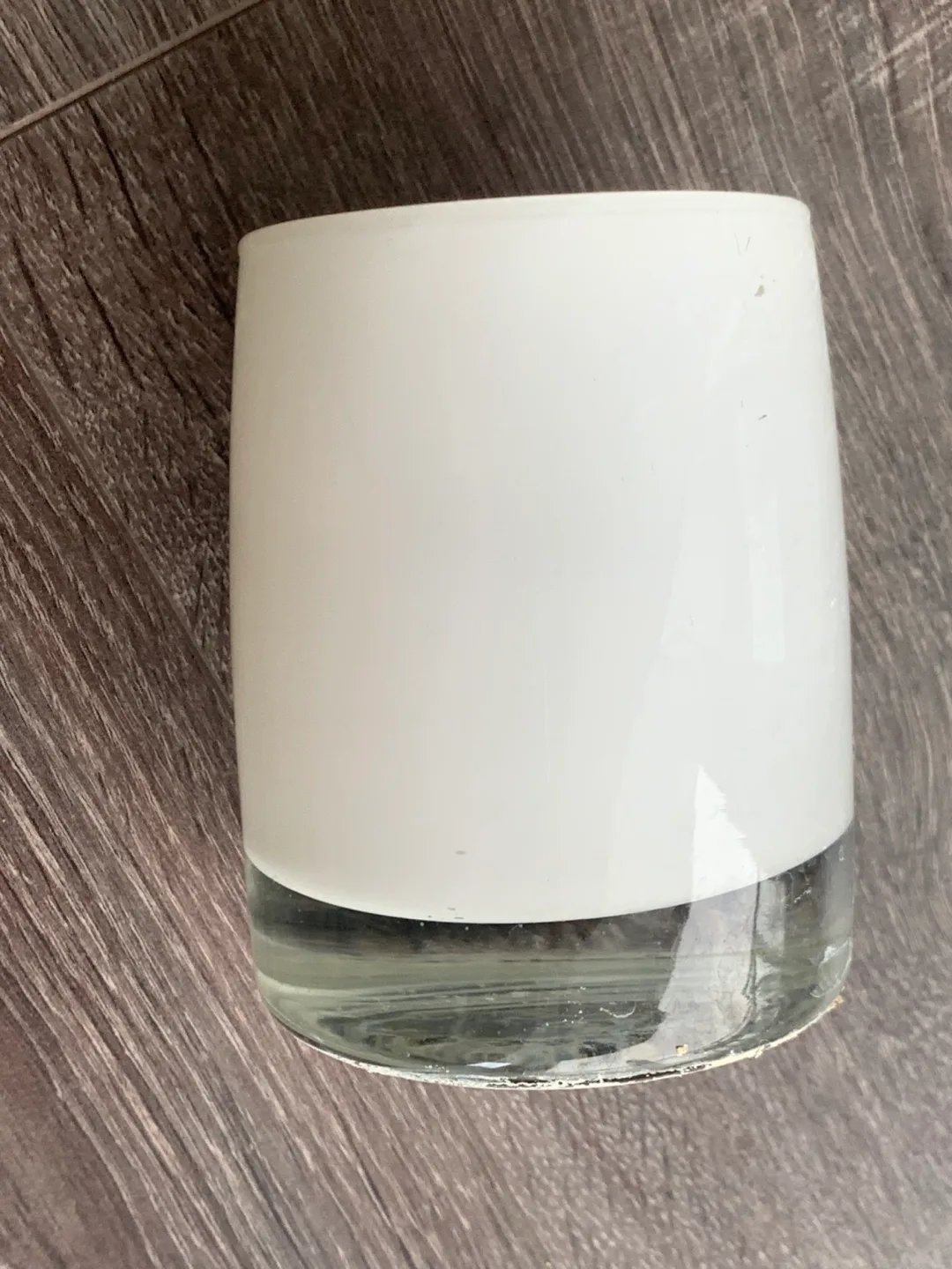 White Glass Candle Jar thumbnail