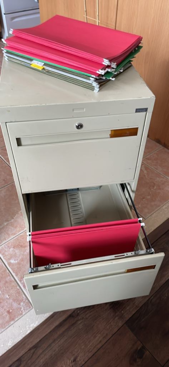 Metal File Cabinet with Two Drawers - photo 3