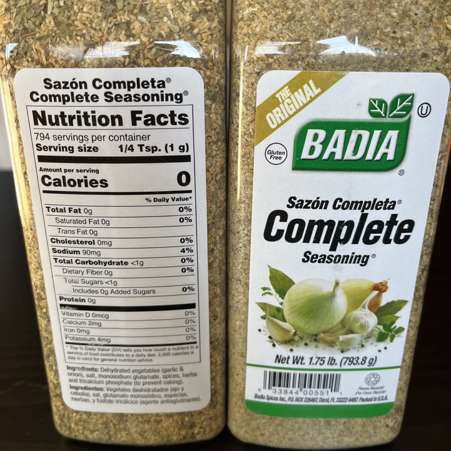 2 Pack Badia Complete Seasoning Sazon spice Blend - 2x1.75 lb - photo 3