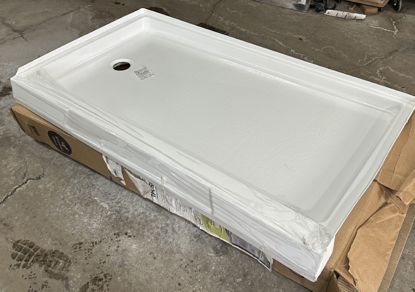 Shower Base 34" x 60" Left Drain