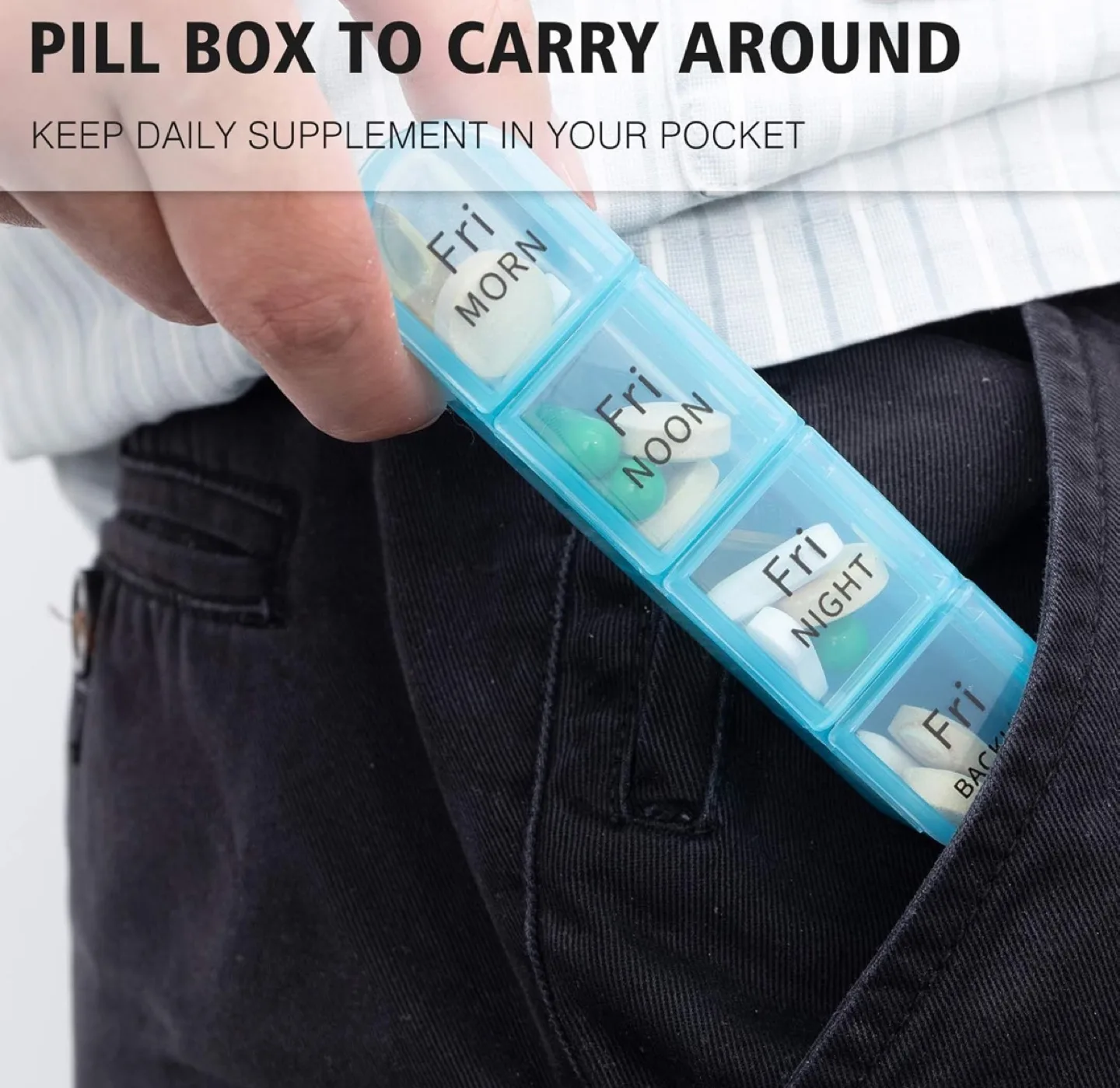 New pack Weekly Pill Organizer image indicator(5)