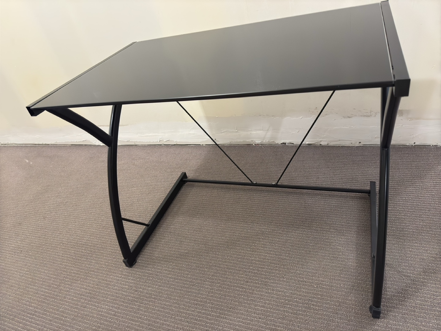 Black Glass top  Desk Table - photo 5