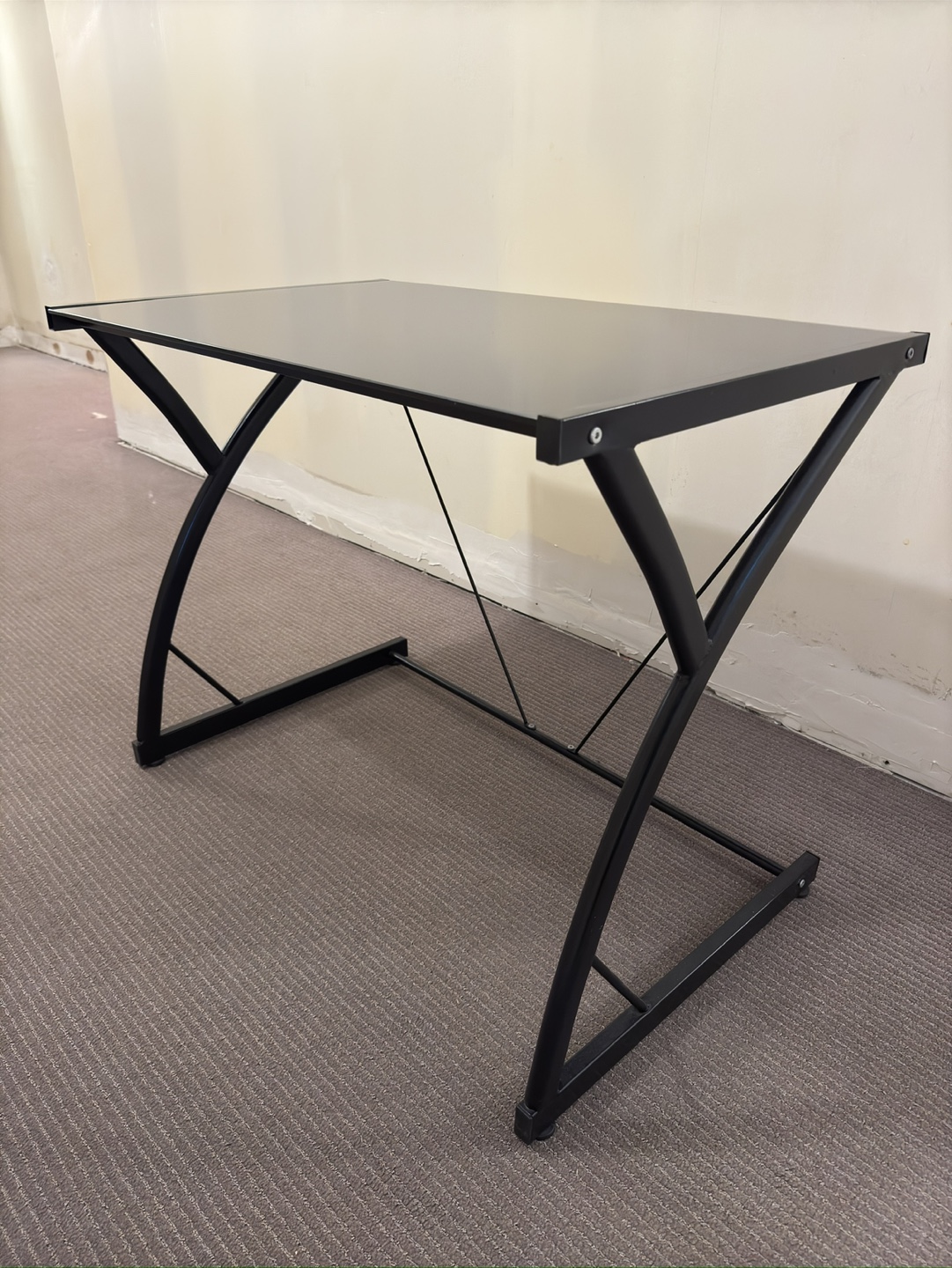 Black Glass top  Desk Table - photo 3