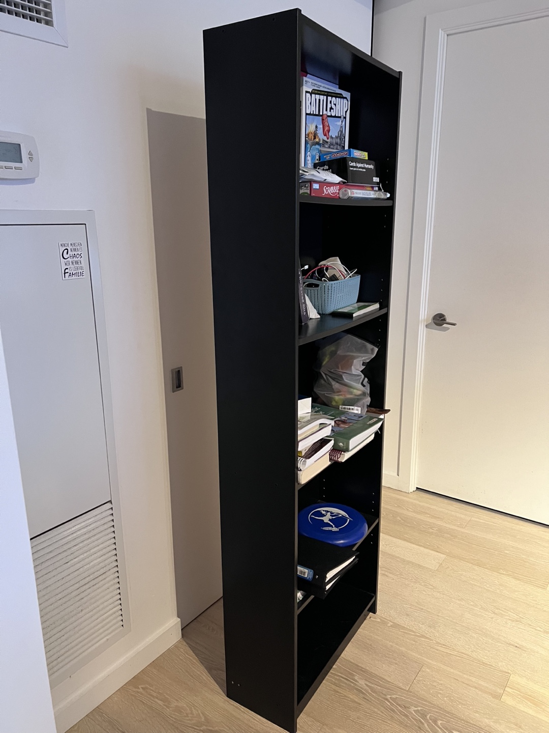 Moving sale- Black Bookshelf - photo 2