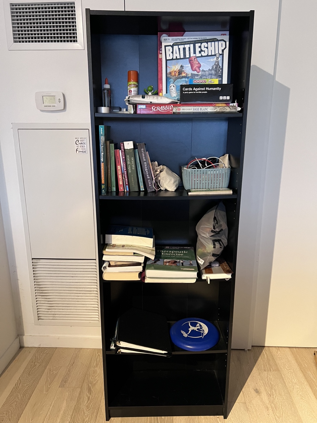 Moving sale- Black Bookshelf
