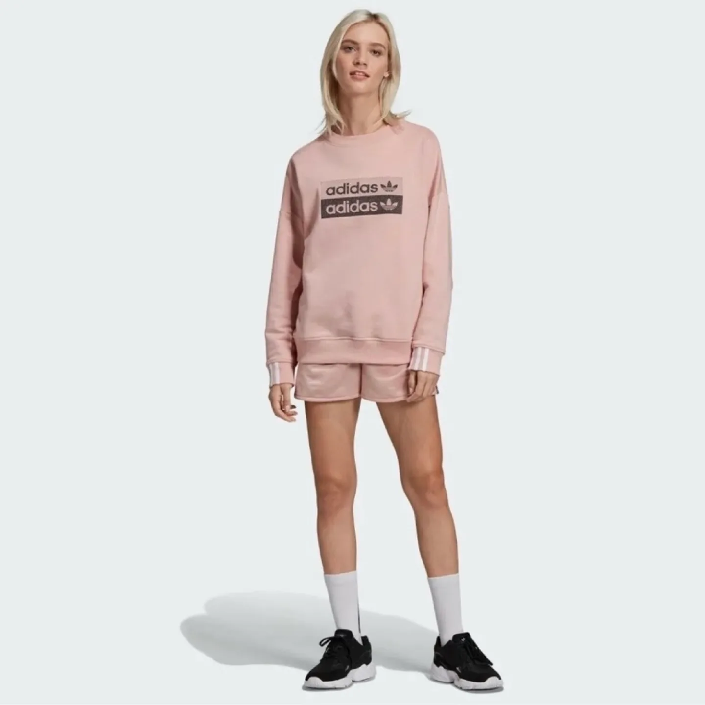 Adidas Sweatshirt with Three Stripes on Cuffs image indicator(3)