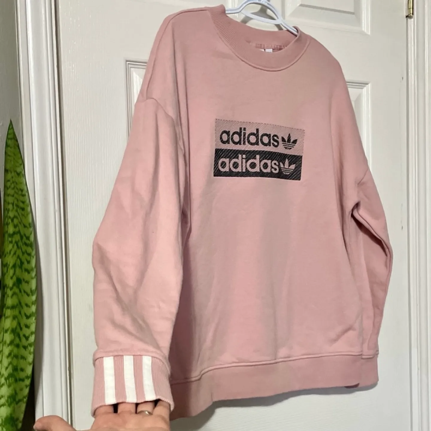 Adidas Sweatshirt with Three Stripes on Cuffs image indicator(6)
