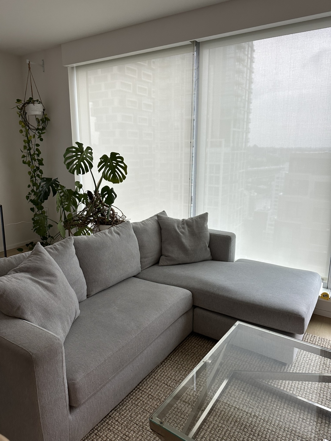 Grey sectional sofa - photo 2
