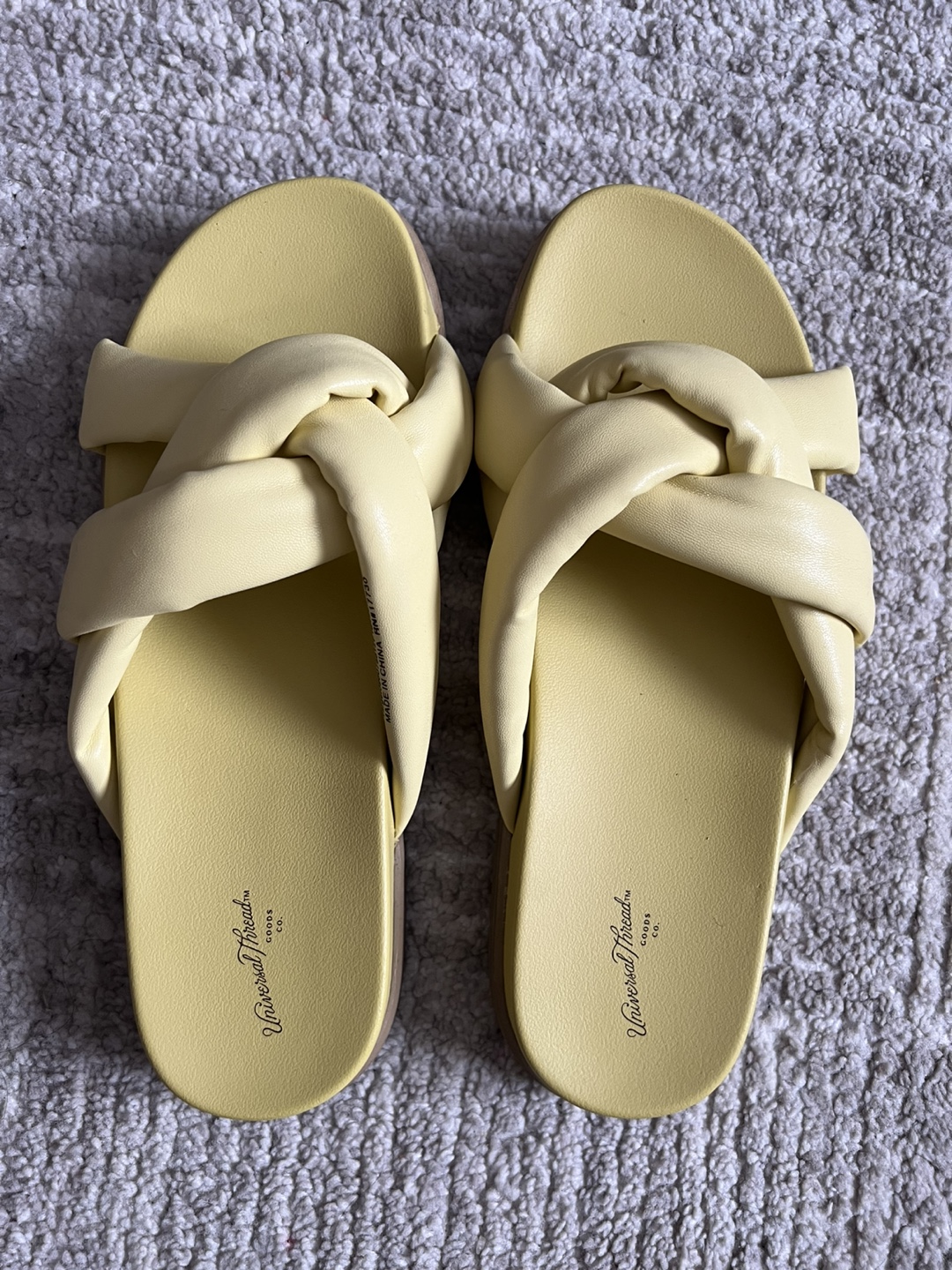 Yellow Universal Thread Sandals