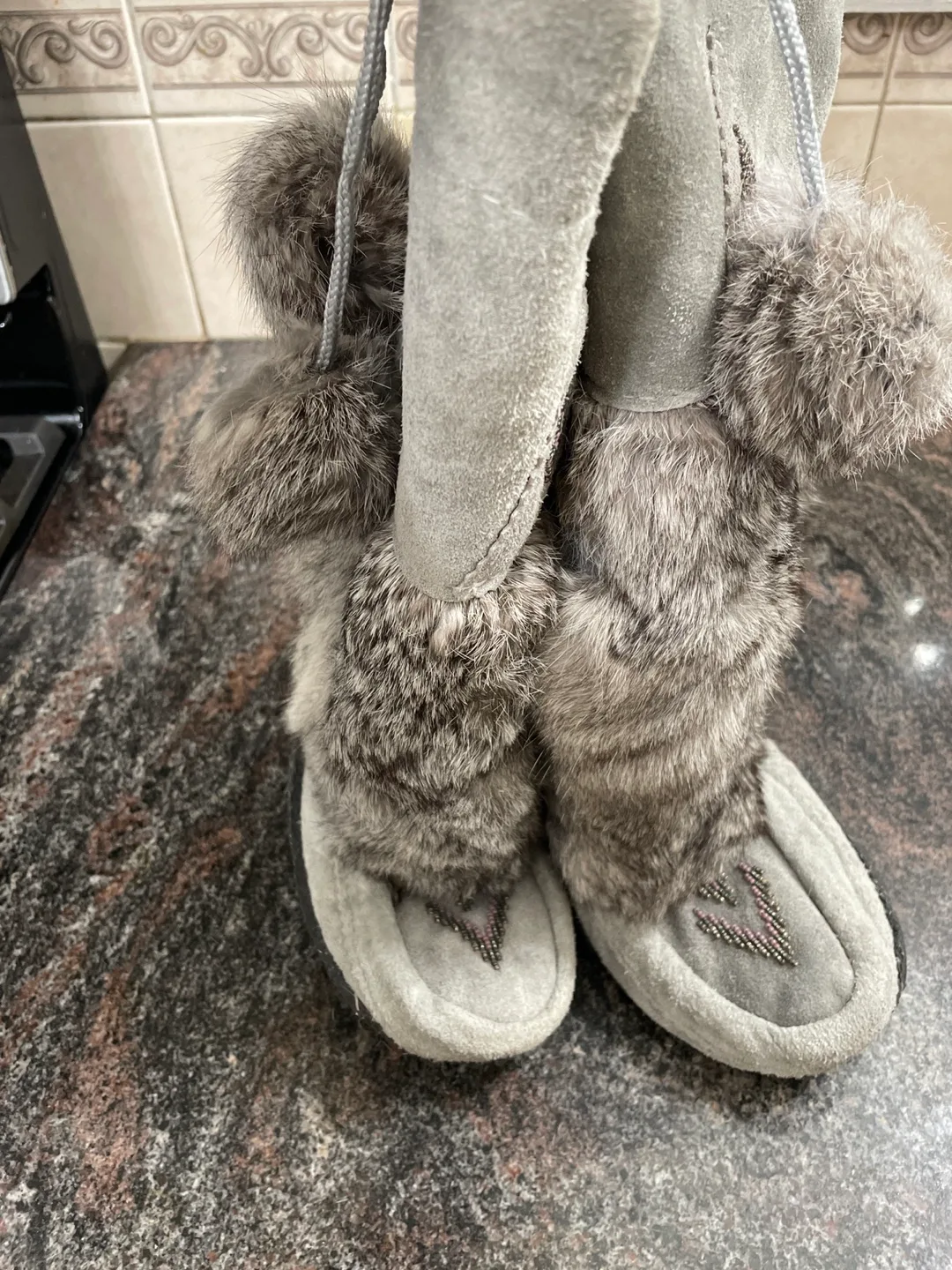 Women's Fur Lined Moccasin Boots image indicator(2)