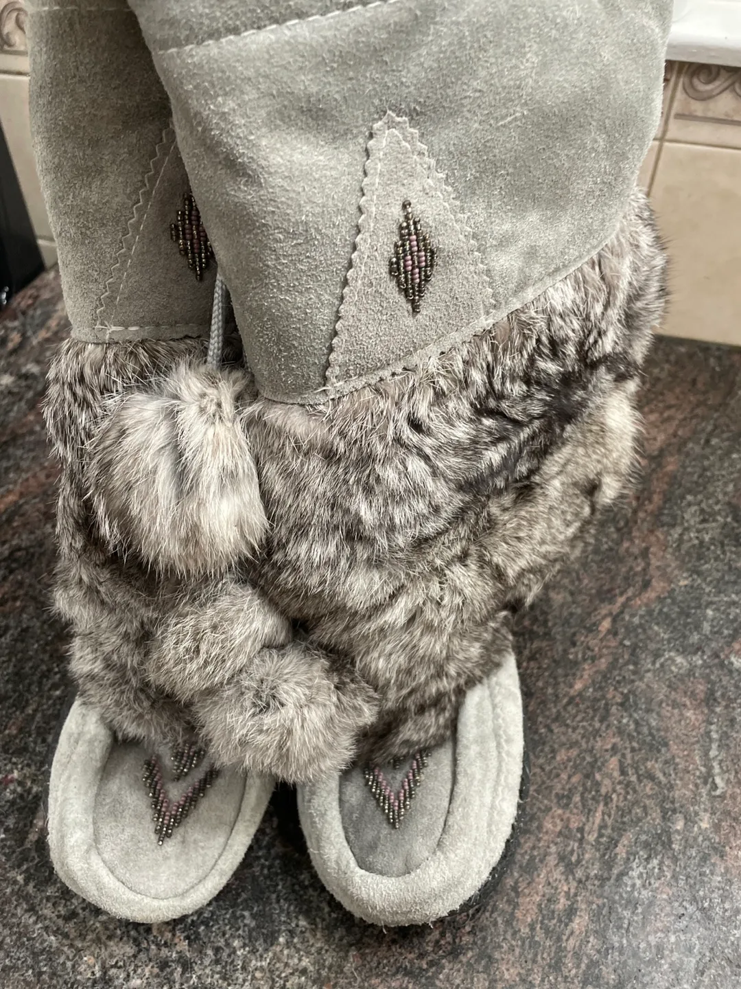 Women's Fur Lined Moccasin Boots image indicator(5)