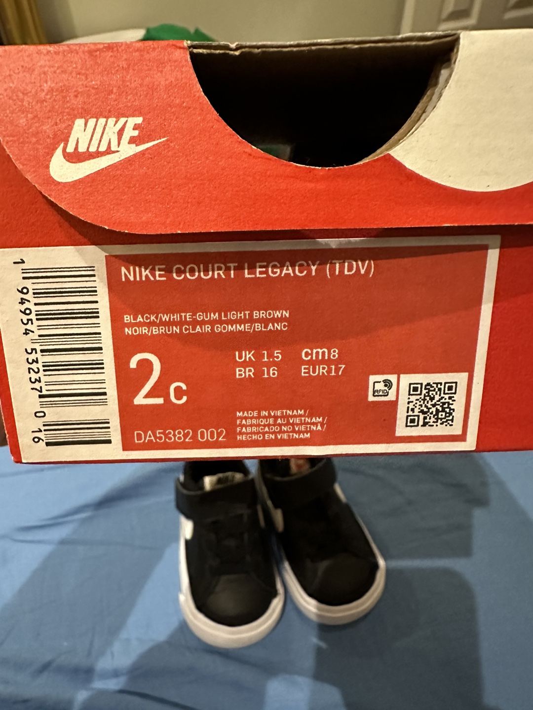 Nike Court Legacy Baby Shoes Size 2c - photo 3