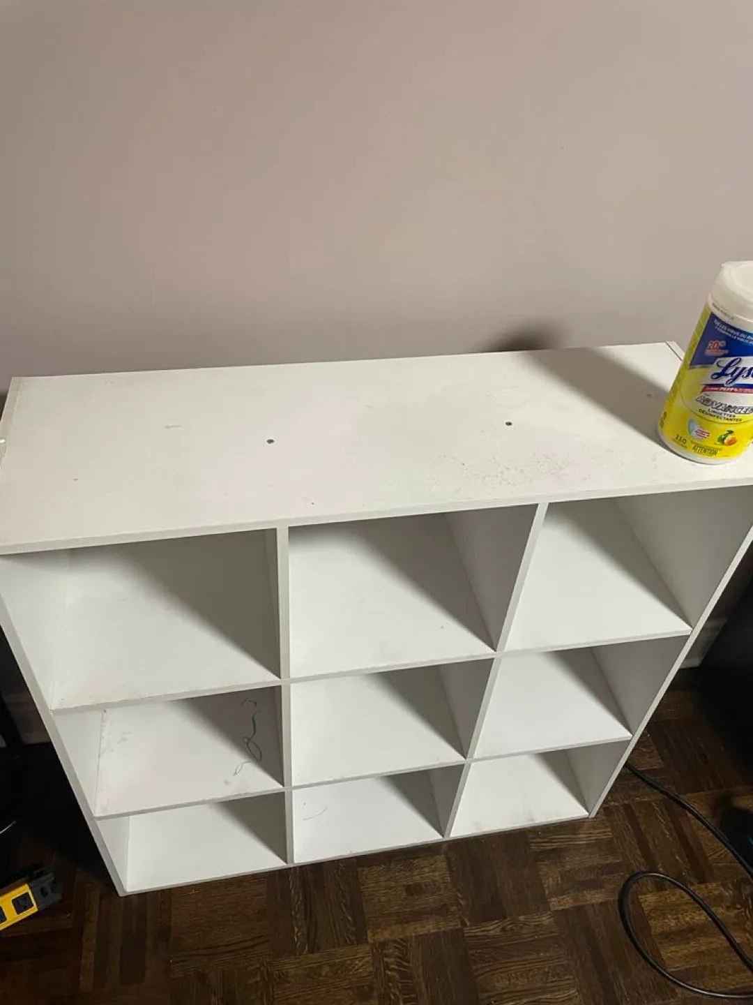 White 9 Cube Organizer Shelf image indicator(3)