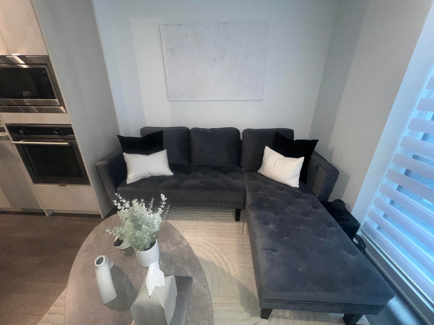 Structube TODD Interchangeable Sectional Velvet Sofa - photo 2