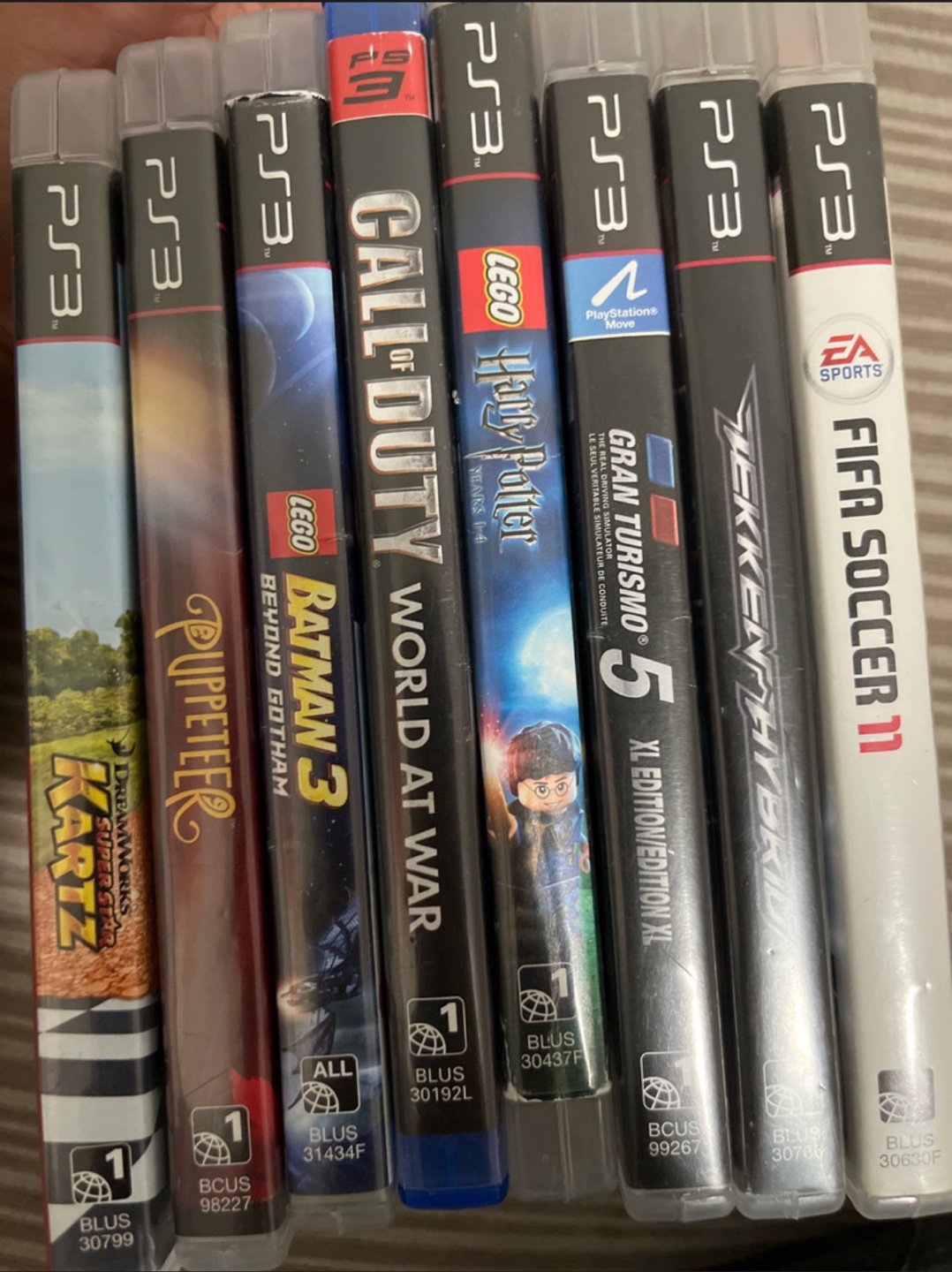 8 PS3 Games Discs